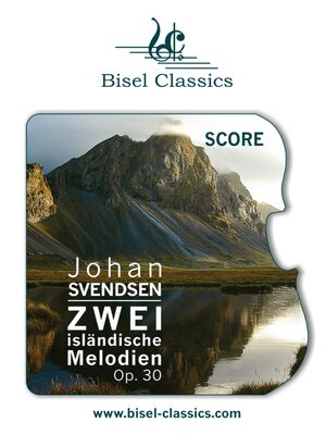 cover image of Zwei isländische Melodien, Op. 30